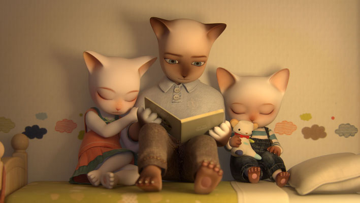 Trois Petits Chats / Three Little Cats