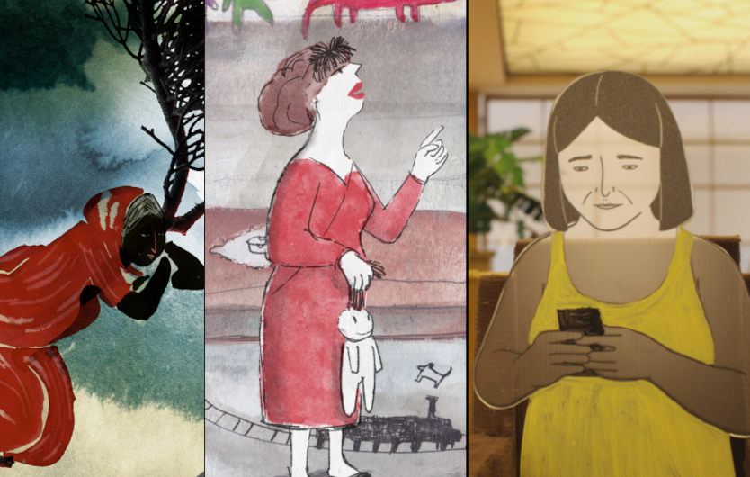 Collage from awarded films from Animafest Zagreb 2024