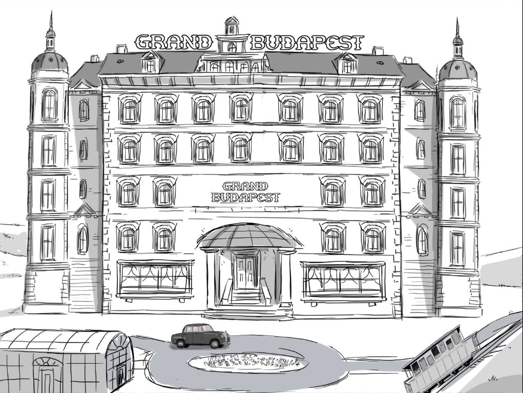 Wes Anderson Narrates the Animatic Intro of the Grand Budapest Hotel