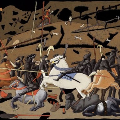 The Battle of San Romano by Georges Schwizgebel