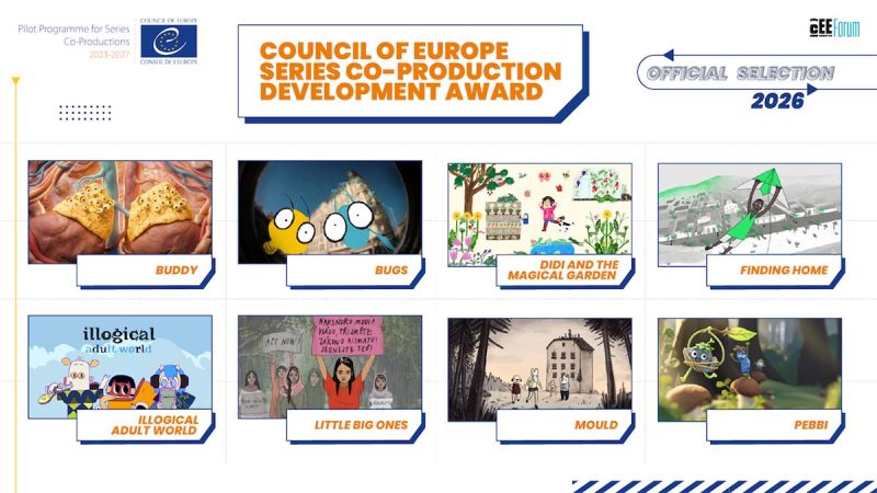 CEE Animation Forum 2026 award poster